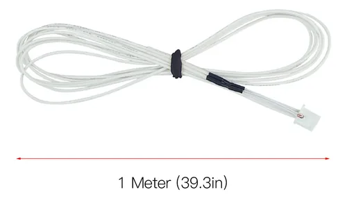 5 Piezas 1m Ntc 3950 100k Termistores Para Impresoras 3d / A