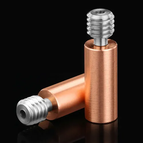 Calentador Bimetálico Heatbreak Throat Hotend, Color Rojo Co