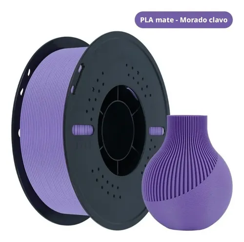 Filamento Pla Mate Rojo Morado 1 75mm 1kg Para Bambu 3d