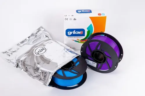 Filamento 3D Grilon3 PLA de 1.75mm y 1kg celeste