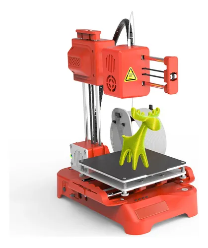 Impresora 3d Para Niños Eu Plug Mini Escritorio Naranja
