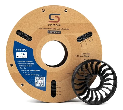Filamento Tpu De Siraya Tech Flex – Costa 85a, Iso, Alta Fle