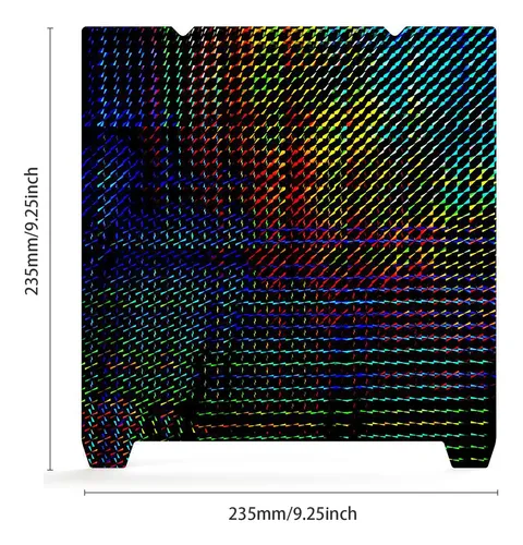 Sábana Ender-3 S1 Build Plate Pet Brillante+ Revestida Pei P