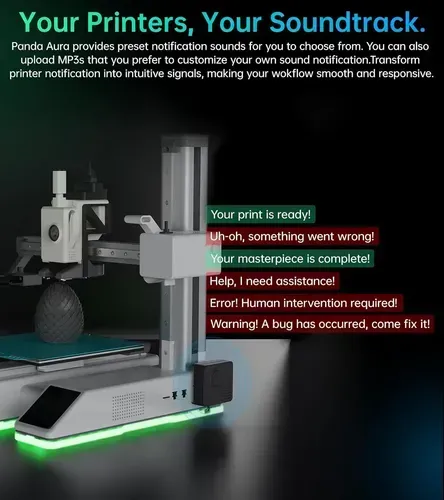 Indicador Led Con Luz Y Sonido Personalizable Para Impresora