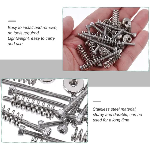 Kit 10 Resortes Y Tuercas Nivelador Cama Impresora 3d