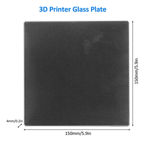 Placa De Vidrio Para Impresora De Accesorios 3d, 150x150x4 M
