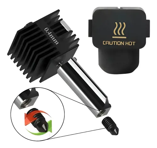 Hotend Completo Boquilla 0.4mm Acero Bambu Lab A1