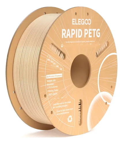Filamento 3d Rapid Petg 1,75mm X 1kg Elegoo Color Beige