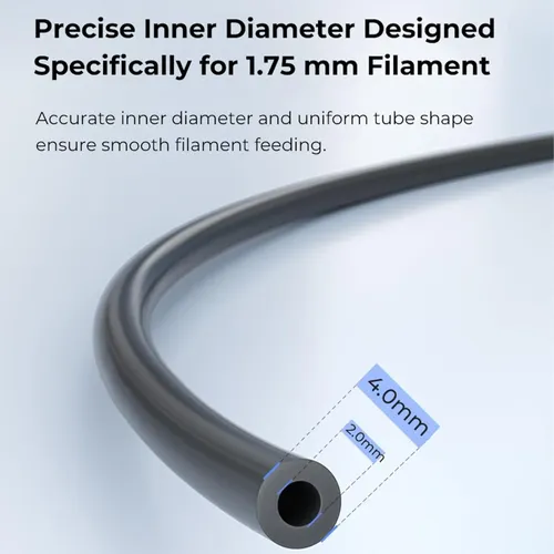 Tubo Ptfe Ultra Suave Creality 2m 2mm Id Para Filamento