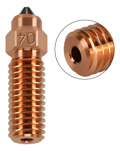 Nozzle Pico Creality K1 Ender3 V3 Ke Bimetal Cobre Acero End