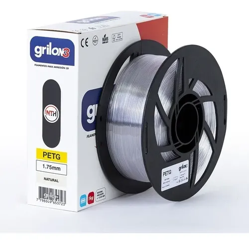 Filamento 3D Grilon3 PETG de 1.75mm y 1kg natural