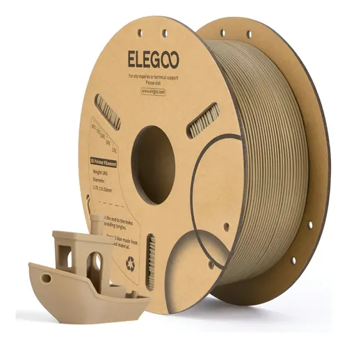 Filamento 3d Elegoo Pla 1.75 Mm 1kg Madera Relleno