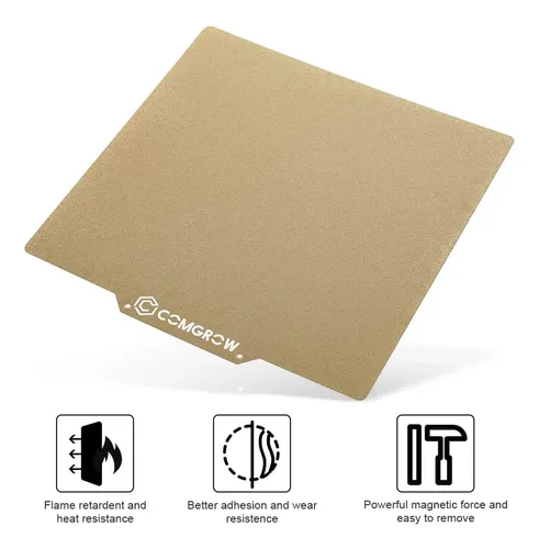 Hoja Pei 235x235mm Creality 3d Calentada Flexible