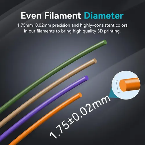 Filamento Pla Plus 3d 1.75 Mm Pack 8 Colores 2 Kg Premium