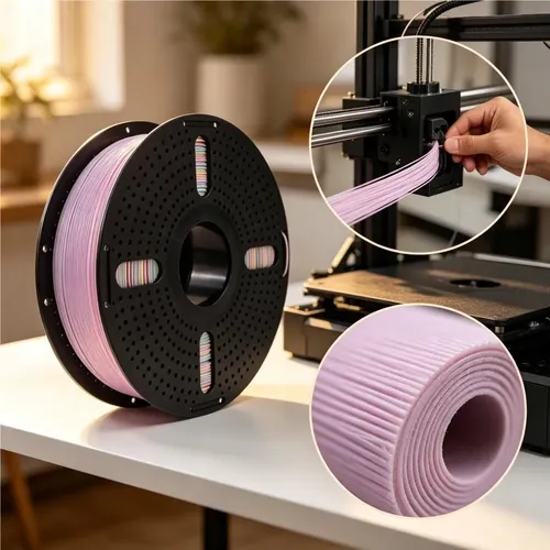 Filamento Pla Plus Mate Arcoiris 1 75mm 1kg Bambu 3d