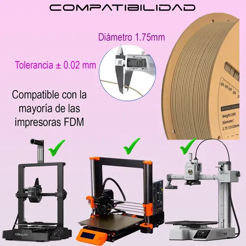Filamento Pla Elegoo 1 Kg 1.75mm Impresora 3d No Enredos Color Gris