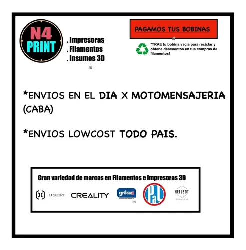 Nozzle Boquilla Pico Creality Ender3 Original 0,4 Mm Hotend