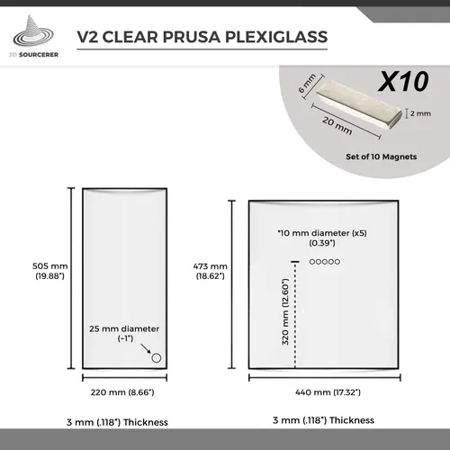 Kit De Impresora 3d De Plexiglás 3d Sourcerer V2 Prusa Ikea