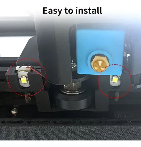 Iluminación Hotend Nozzle, Accesorios Para Impresoras 3d, Le