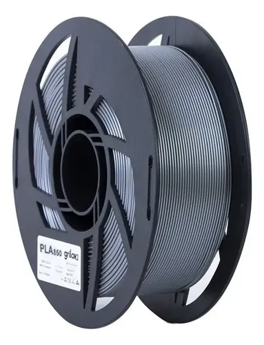 Filamento PLA Gris Plata Grilon3 1.75mm 1kg Impresión 3D