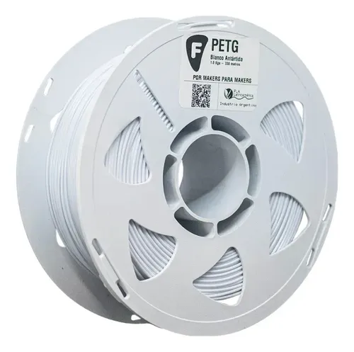 Filamento Petg Filar 1kg Para Impresora 3d Color Blanco