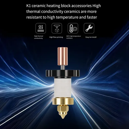 Bloque Calefactor Cerámico Para K1/k1 Max Hotend Kit No