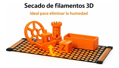 Lamina Calefactora Para Secado De Filamentos De Impresora 3d Negro