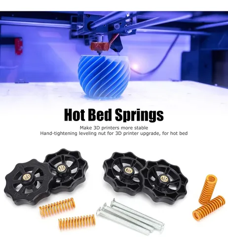 Resortes Y Tuercas Niveladoras 3d Impresora Hot Bed