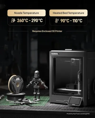 Filamento De Fibra De Carbono Elegoo Paht Para Impresora 3d,