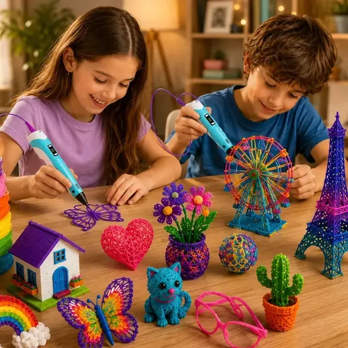 Filamento Pla+ Gst Impresora Lapiz 3d X100mts 10 Colores Mix Color 10 Colores Surtidos No Elegibles