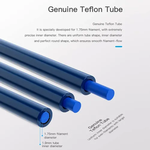 Tubo De Teflón Creality Capricorn 2 M Ptfe Bowden 1.75 Mm En