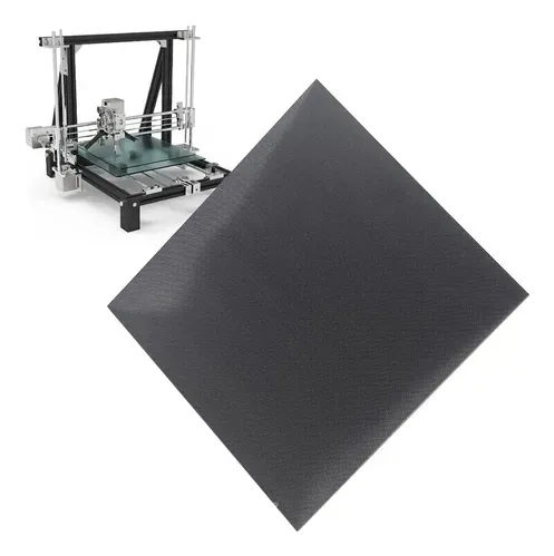 Placa Vidrio Templado 3d 510x510x4mm Alta Dureza