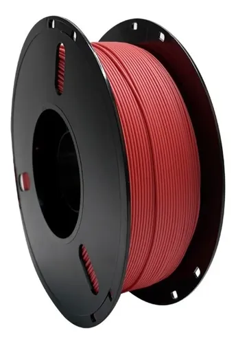 Filamento Pla Mate Rojo 1kg 1 75mm Para Impresora 3d