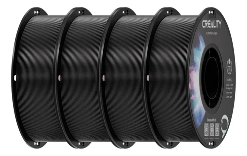 Filamento Petg Creality 1,75 Mm Negro 4 Kg Para 3d