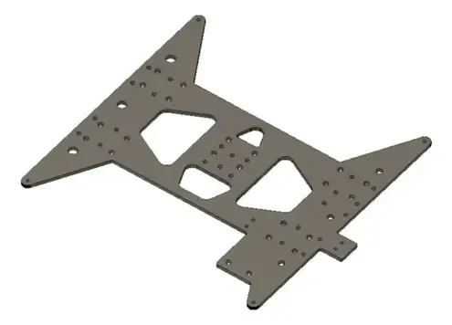 Soporte Cama Caliente Acero Impresora 3d Láser Base