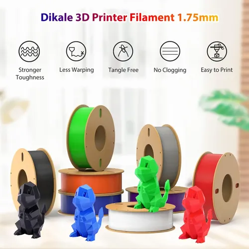 Filamento Pla+ 1.75mm 250g, 12 Colores, 3kg Total 250g-12 Packs-pla