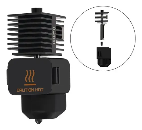 Hotend Para Bambu Lab A1 Con Boquilla De Acero De 0.2mm