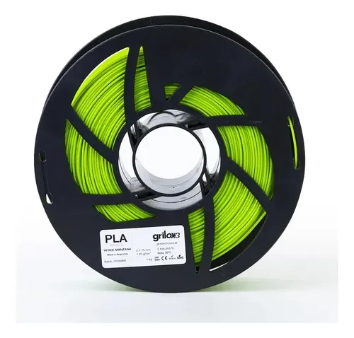 Filamento Pla Ingeo Grilon3 1kg – 1.75mm Impresion 3d Dropix Color Verde Manzana