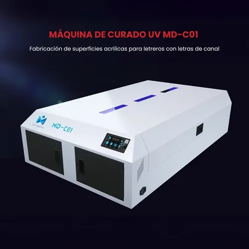 Impresora Curadora Uv Led Mingda Md-c02 Industrial Rapido