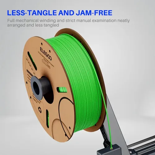 Filamento PLA Elegoo Madera de 1.75 mm y 1 kg para Impresora 3D
