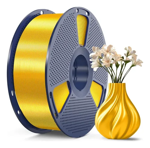 Filamento Pla Seda Sunlu 1kg 1.75mm Oro Brillante