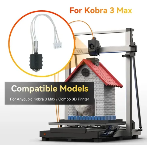 S6 Para Kobra 3 Max Hotend De Acero Endurecido Integrado No-