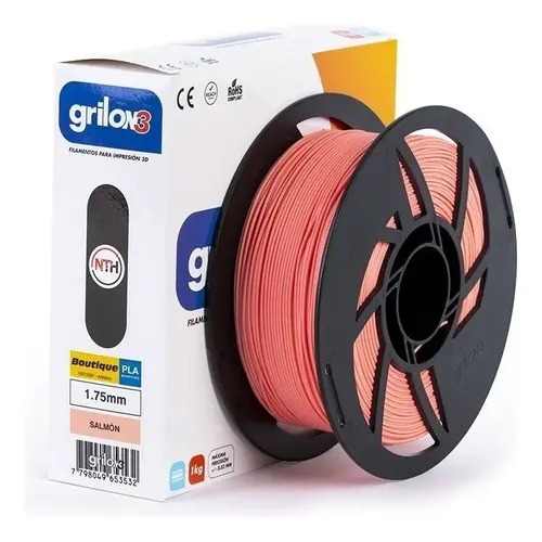 Filamento Pla Boutique 1.75mm Grilon3 – 1kg – Impresion 3d Color Salmón