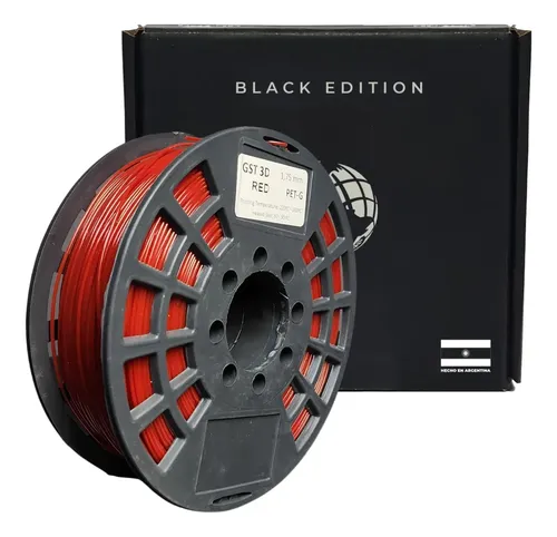 Filamento Petg Gst 3d 1,75mm 1 Kg Impresión 3d Color Rojo