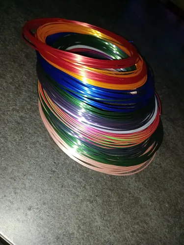 10 Filamento Silk Seda Brillante Pla Repuesto Lapiz 3d 1.75