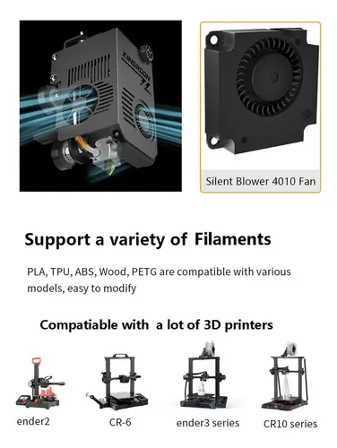 Extrusor Titan 50w Directo Con Hotend Para Impresión 3d