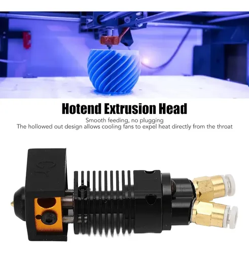 Kit Extrusor Doble Engranaje Para Impresora 3d Negro