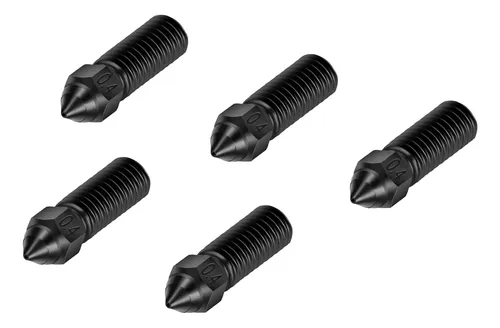 Kit 5 Boquillas Acero Endurecido 0 4mm Para Impresora 3d