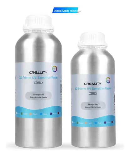 Resina Creality Dental 1000g Naranja Para Impresoras Lcd
