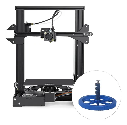 Kit Nivelador Azul Con Resortes Y Tornillos Para Ender 3d